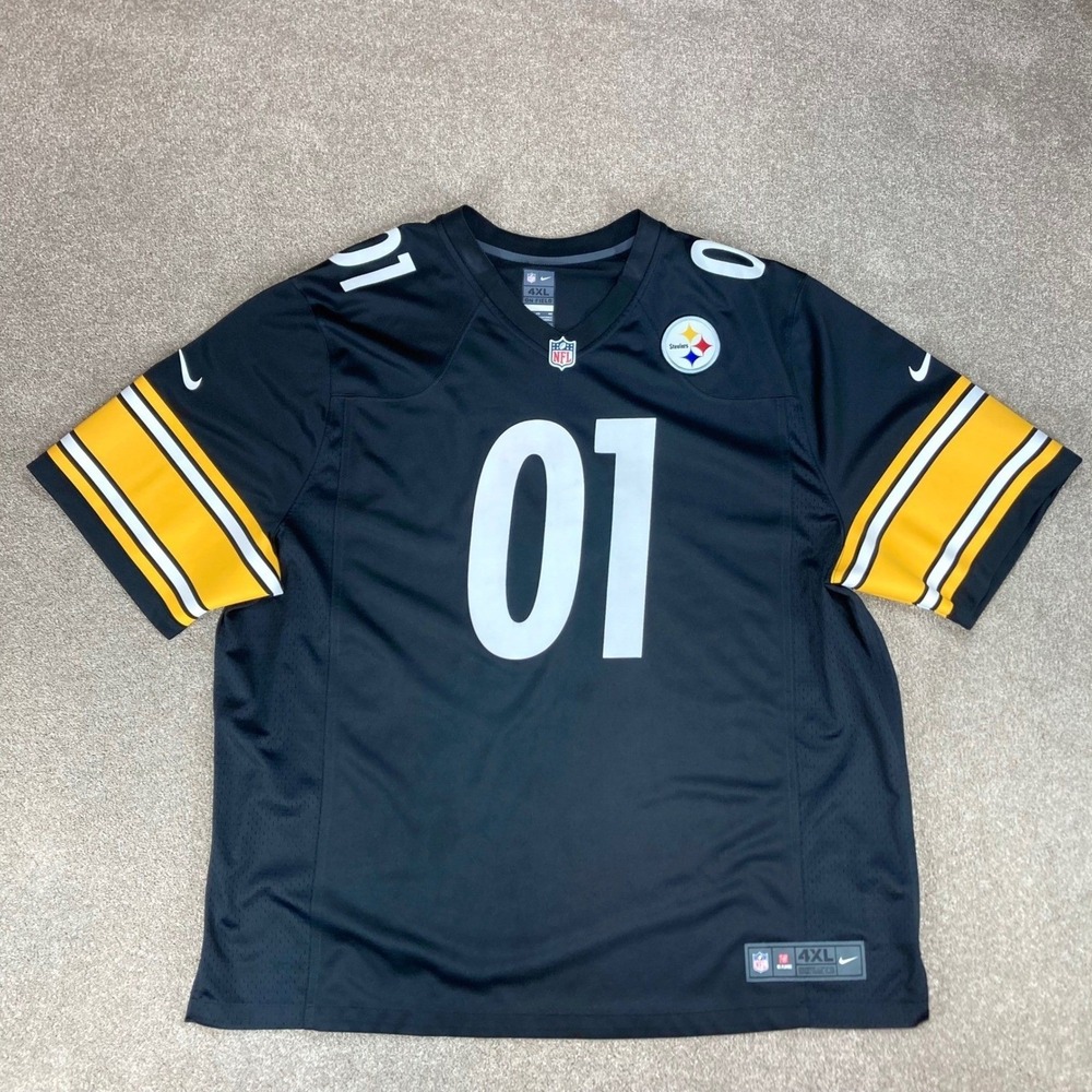 NFL Nike Pittsburgh Steelers Football Jersey Mens 4XL Black Horsley 01 Fan Gear